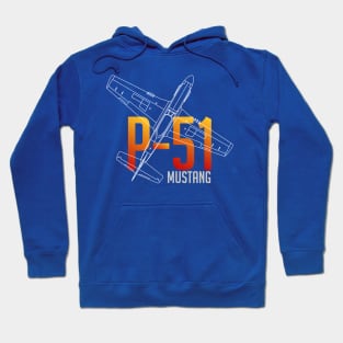 Legendary Wings: The P-51 Mustang Chronicles Hoodie